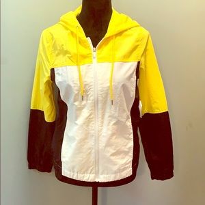 Colorblock hooded windbreaker NWT